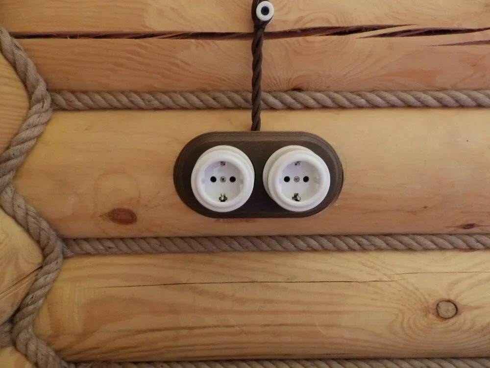 Электропроводка под старину в деревянном доме из личного опыта