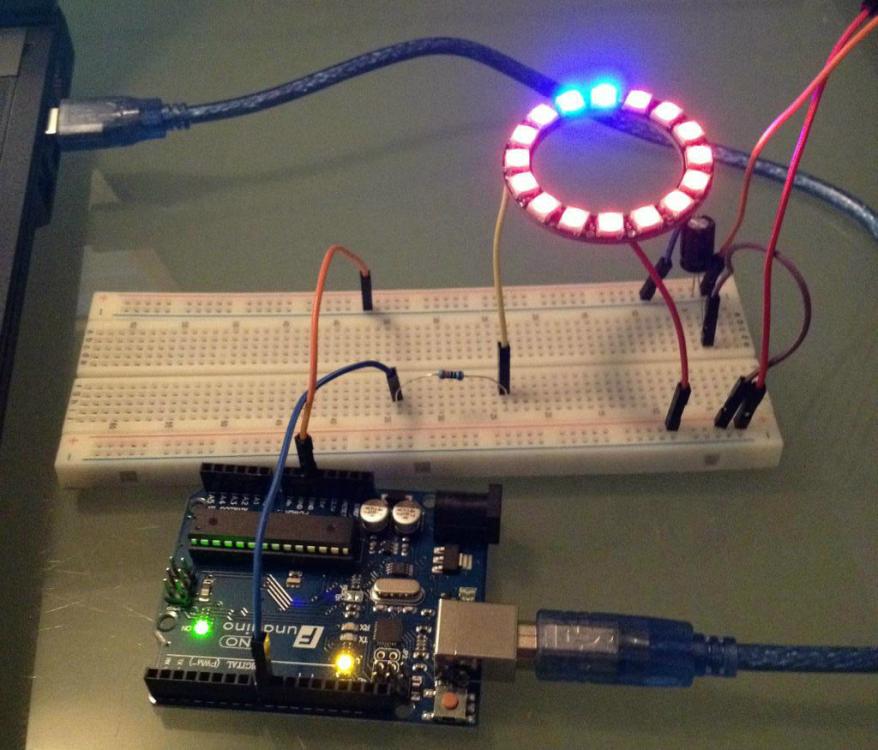 Подключение адресной светодиодной ленты ws2812 к arduino: схема и программа