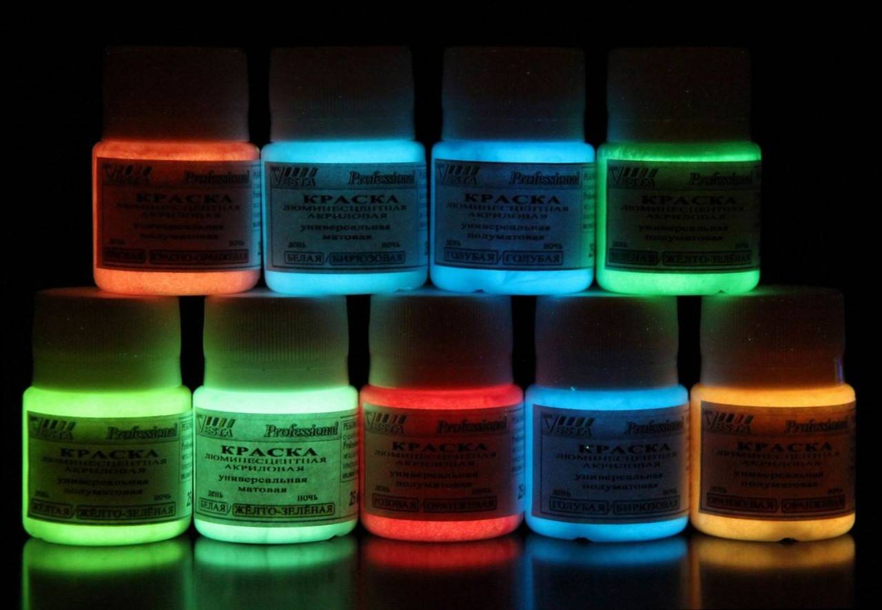 Флуоресцентная краска: описание материала и его применение