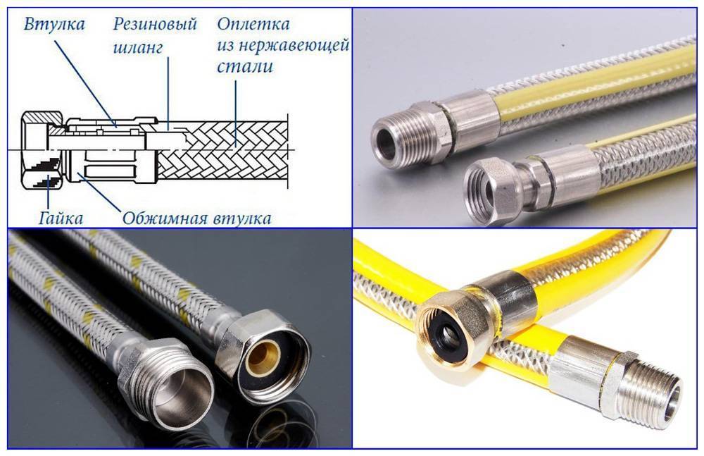 Какой выбрать гибкий шланг для подключения газовой плиты