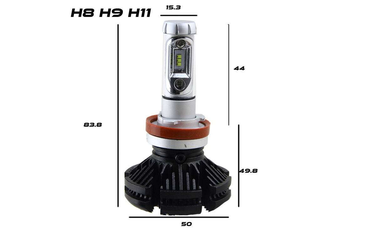 Разборка светотодиодной лампы h11