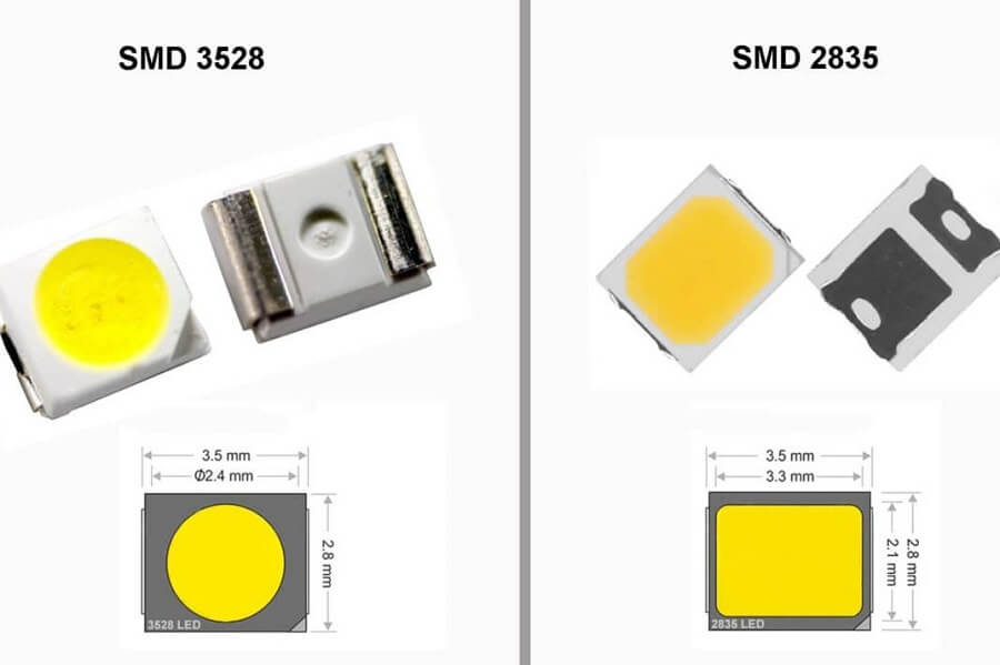 2 яркие светодиодные ленты smd 5630, 5730 - отличия, характеристики, сравнение, монтаж.