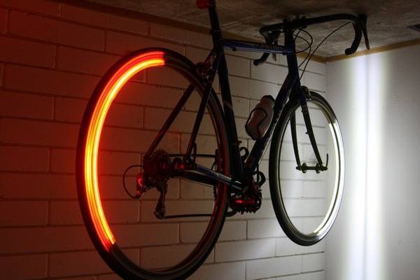 Подсветка велосипеда светодиодной лентой своими руками