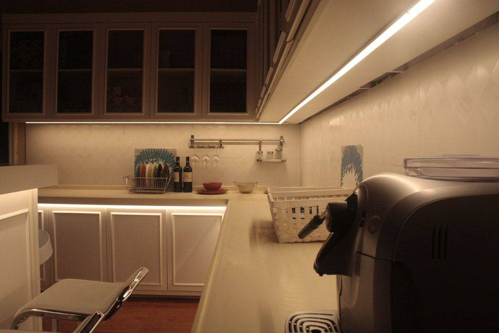 Все о светодиодной подсветке рабочей зоны на кухни