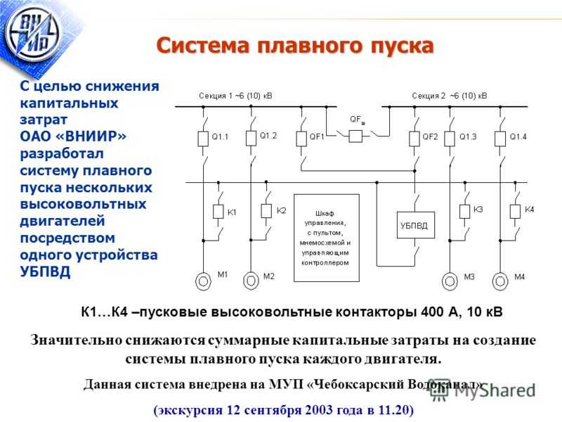 Устройство плавного пуска электродвигателя - описание, принцип действия, схема упп