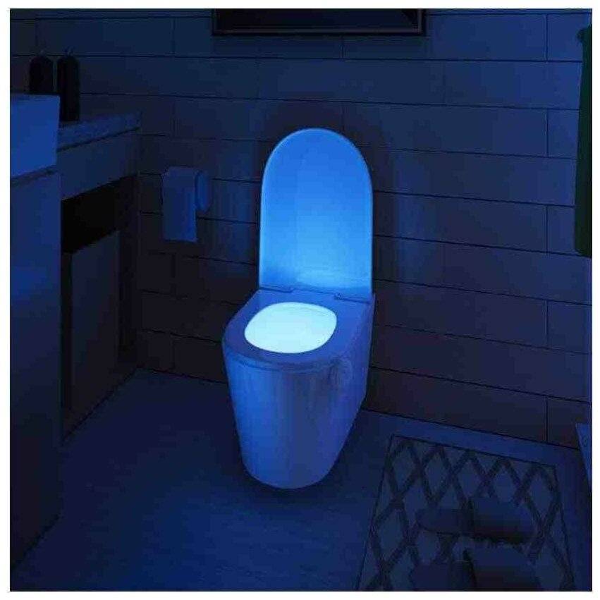 Освещение в туалете: выбор светильников и их расположение