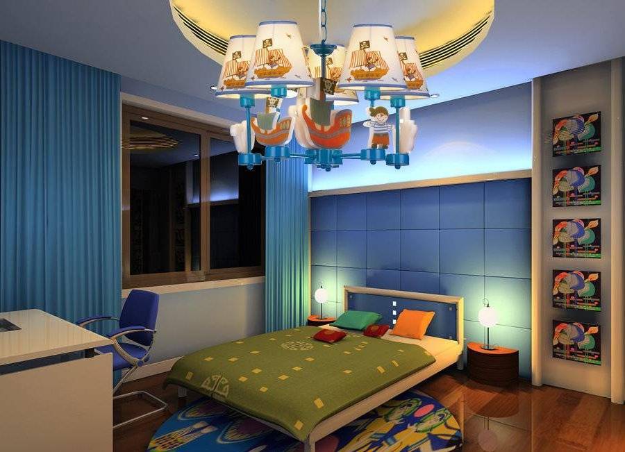 Люстра в детскую комнату - 180+ (фото) необычных оформлений