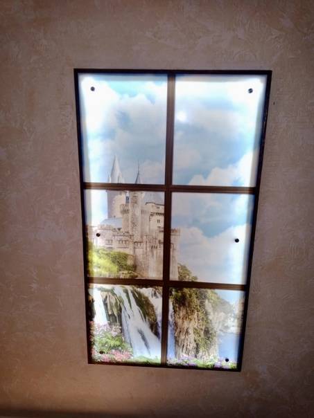 Фальш окно с подсветкой: декоративная имитация в интерьере
 - 25 фото