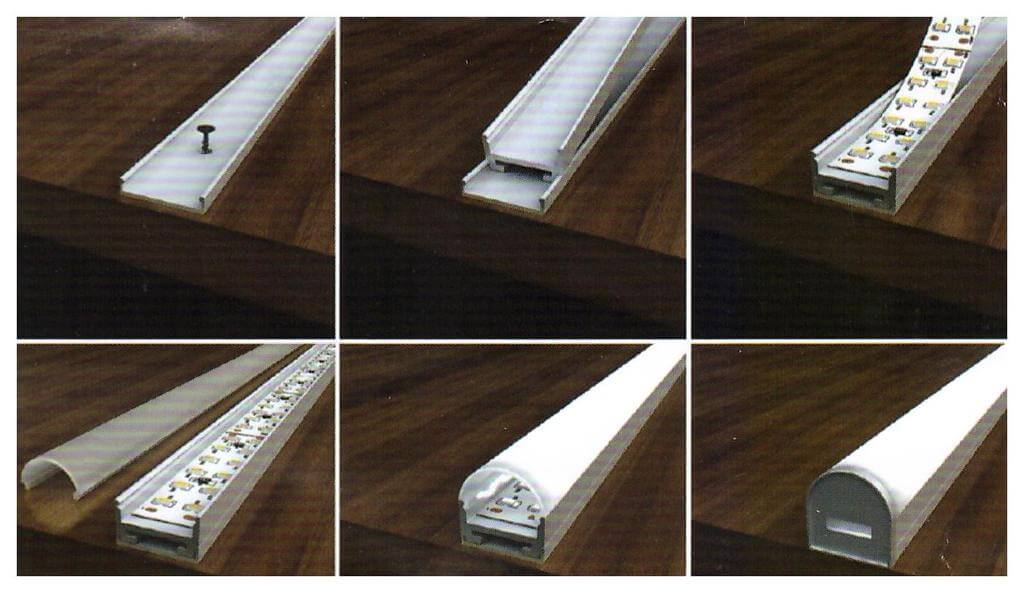 Как выбрать алюминиевый профиль с рассеивателем для светодиодной ленты
