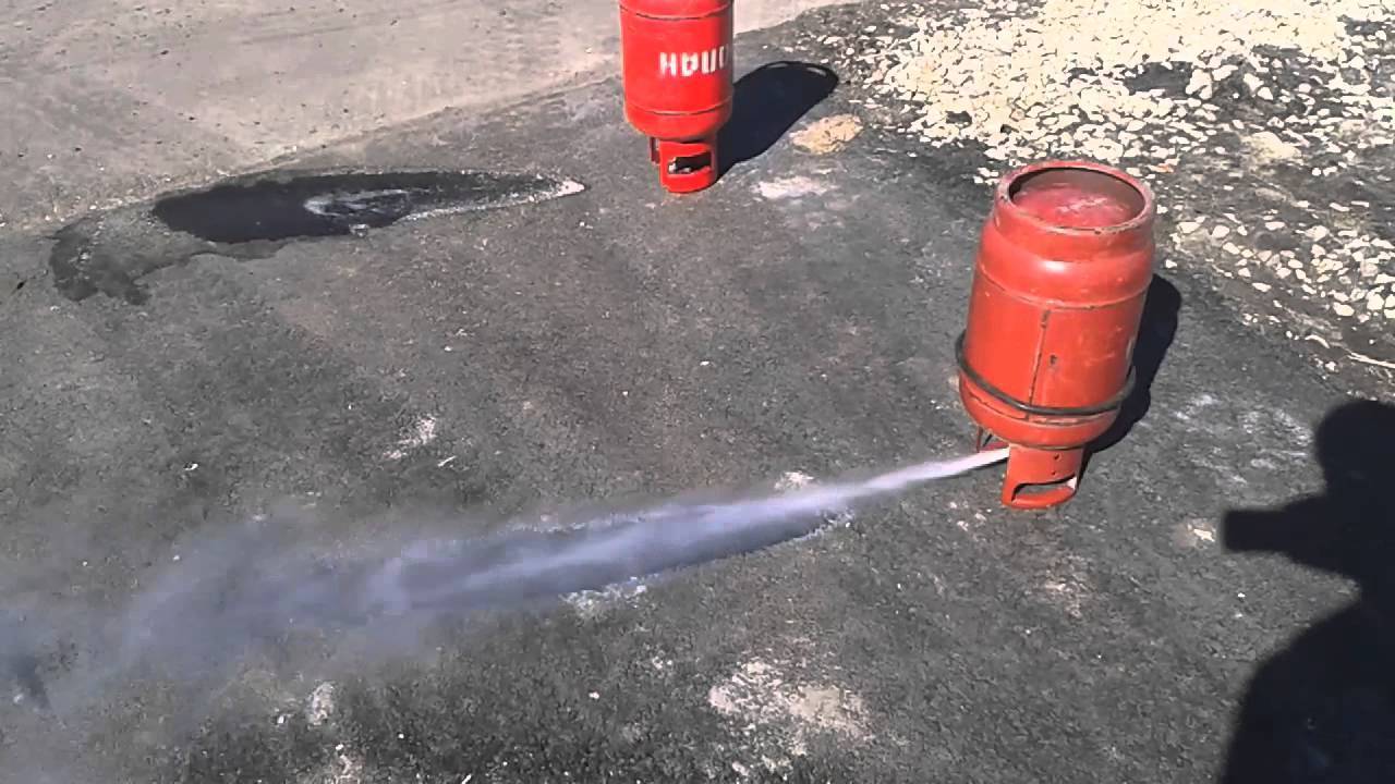 Утилизация конденсата из газового баллона