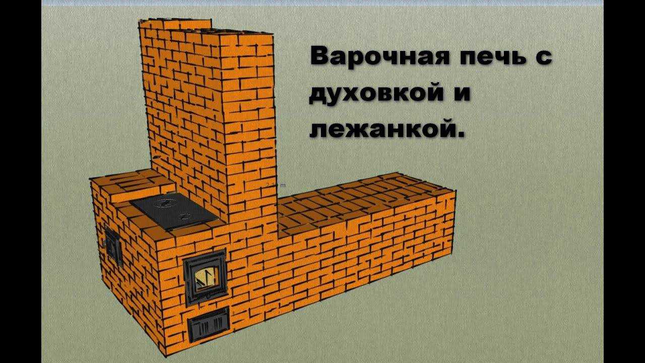 Как сделать кладку русской печи с лежанкой и плитой в доме своими руками: обзор