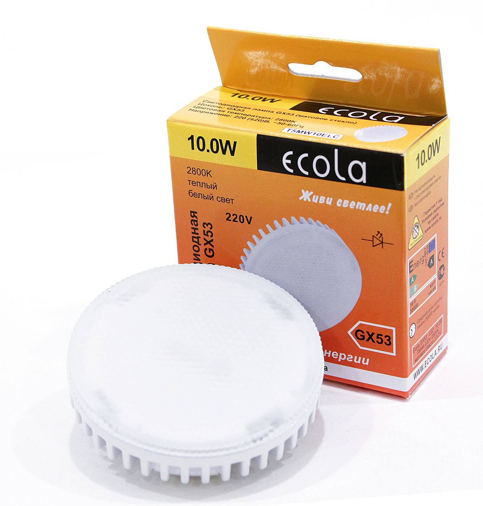 Экола (ecola) - светодиодные и лампы и светильники