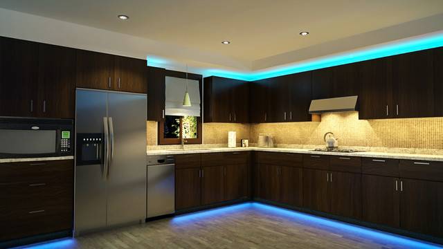 Применение светодиодных лент в квартире и доме ⋆ электрик дома