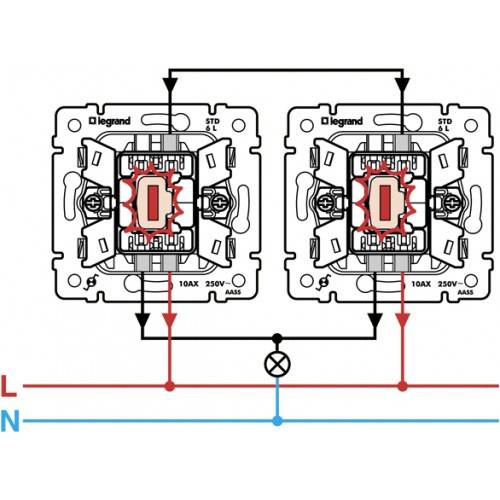 Перекрестный выключатель: схема правильного подключения, особенности монтажа. выключатели legrand