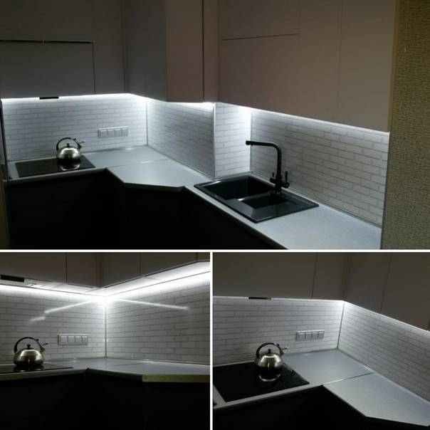 Подсветка для кухни: преимущества и недостатки светодиодного освещения