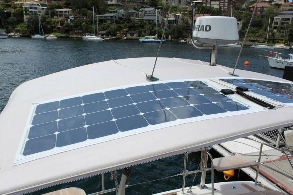 Гибкие солнечные панели для катеров и яхт