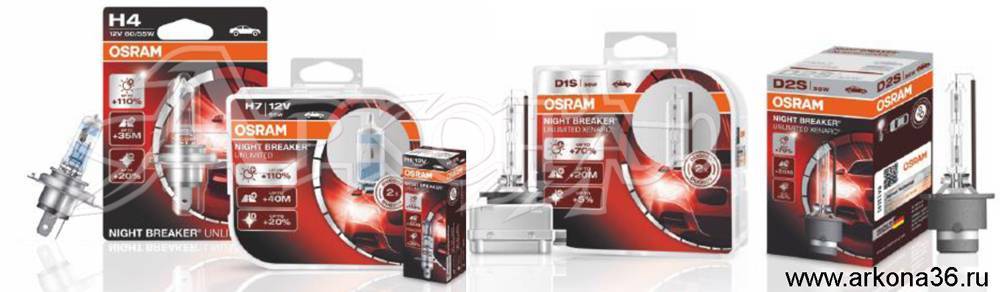 Обзор продукции производителя ламп Osram