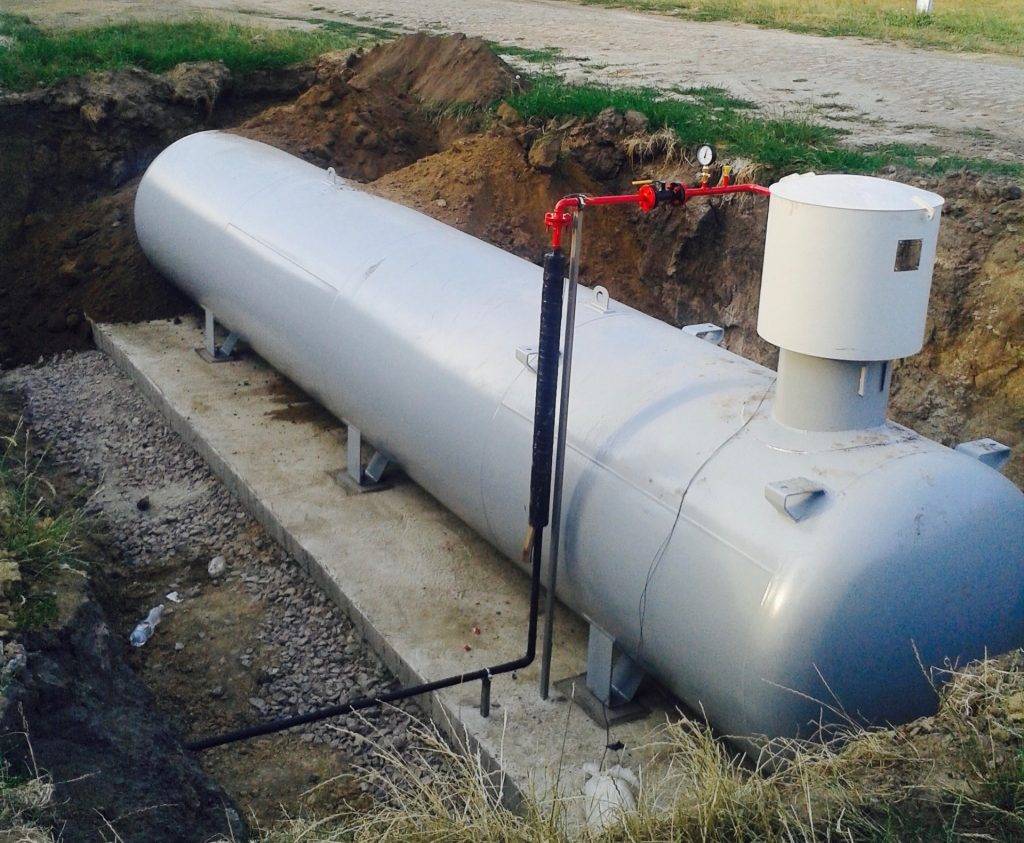Отопление дома газом (баллоны, газгольдер)