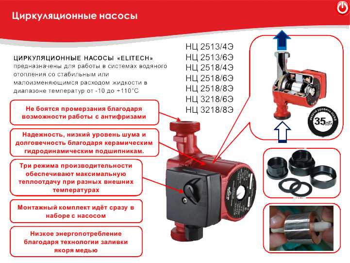 Выбор циркуляционного насоса для отопления частного дома