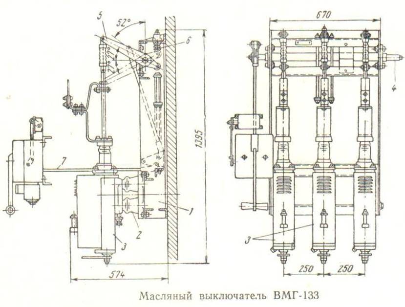 Масляные выключатели. выключатели переменного тока выше 1 кв