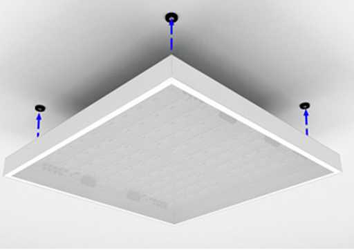 Светодиодные светильники для потолка армстронг: лучшее световое решение в учреждении или офисе