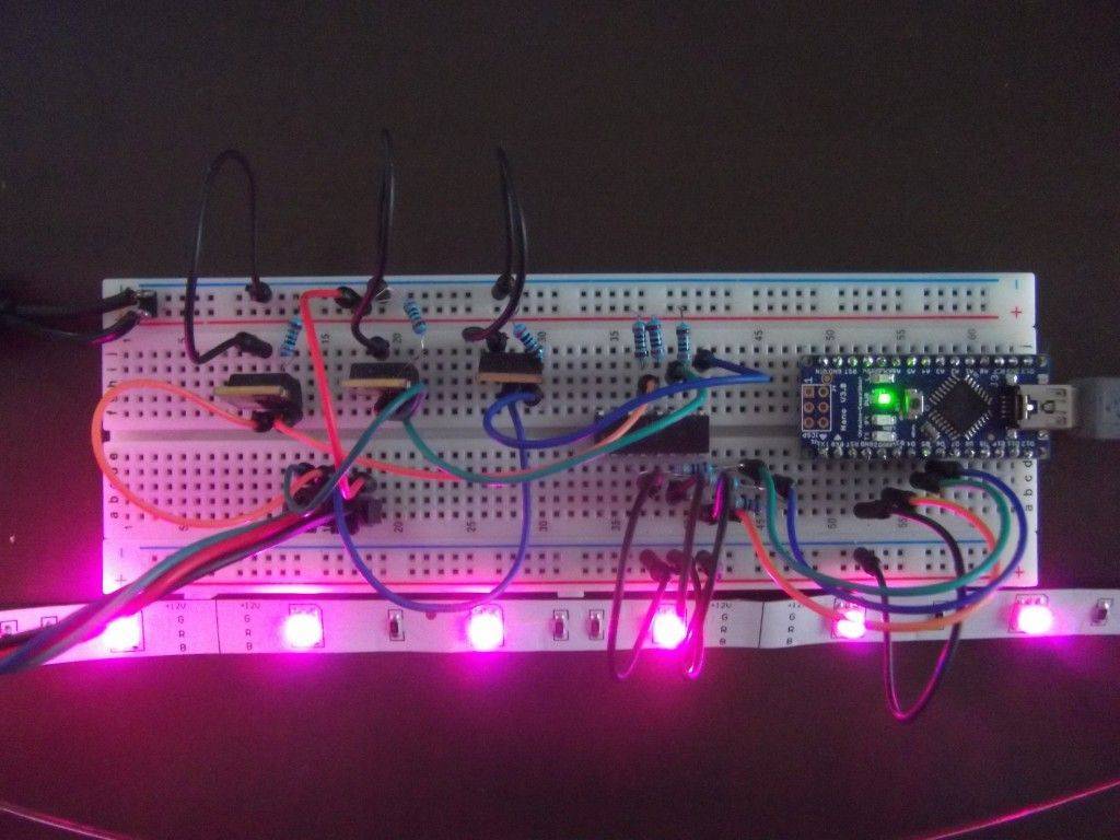 Управление светодиодной лентой через arduino — схемы плавного включения и выключения освещения