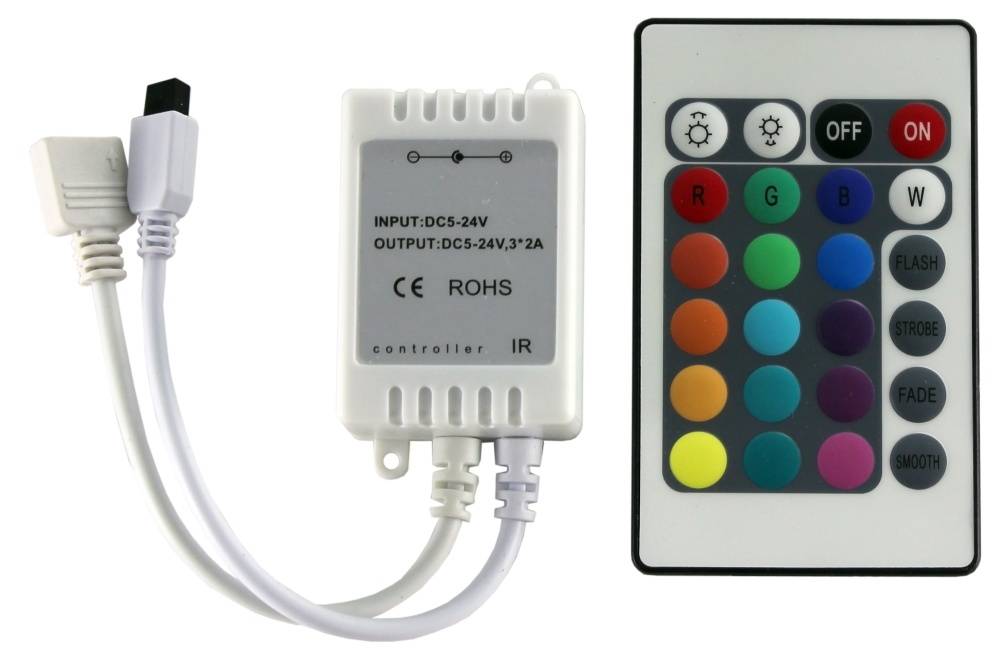 Виды и подключение RGB-контроллера для светодиодной ленты