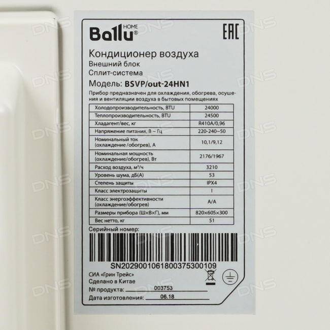 Оправдывает ли свою стоимость кондиционер ballu серии igreen pro (bsag-07hn1_17y)
