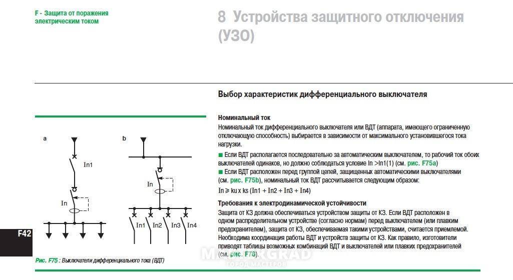 Как выбрать узо для дома и квартиры по характеристикам (ток, мощность и др.)