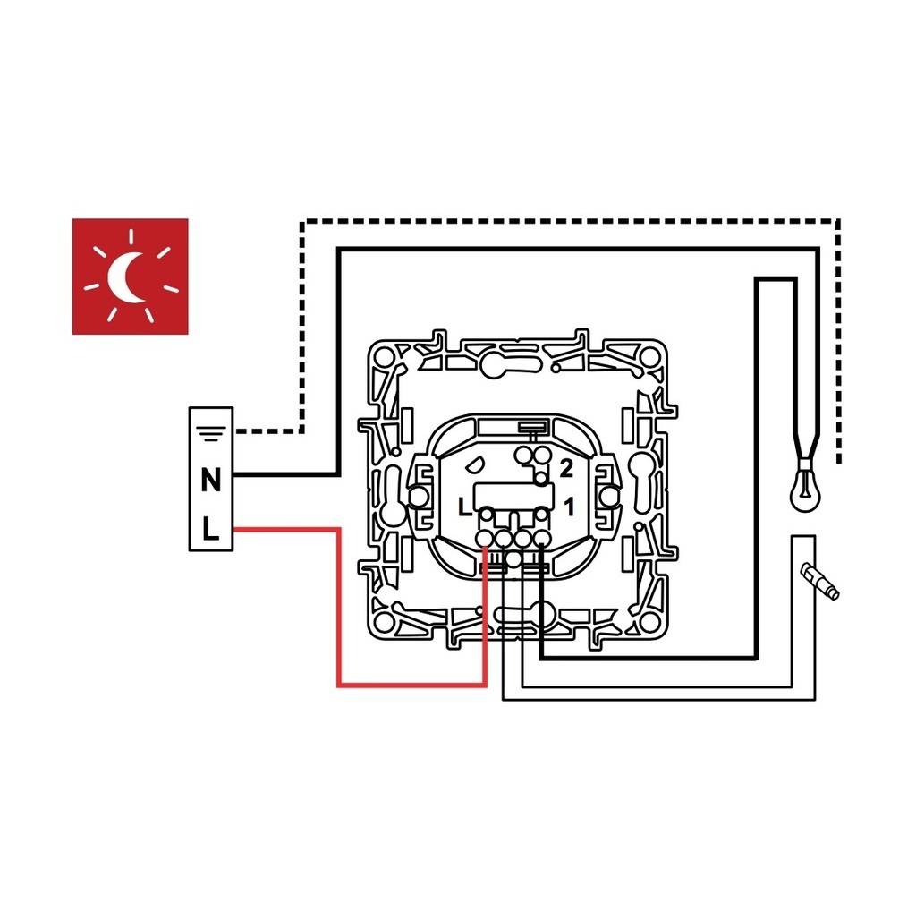Подключение выключателя с подсветкой: схемы для одноклавишных и двухклавишных