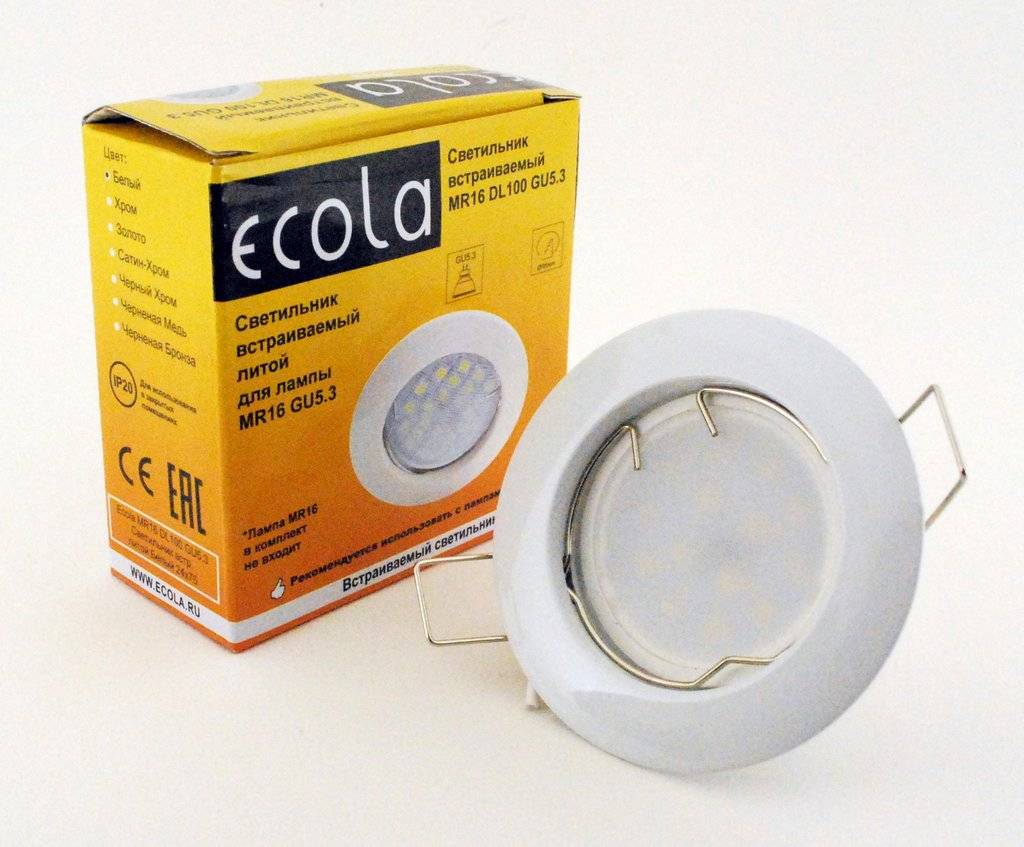 Экола (ecola) - светодиодные и лампы и светильники