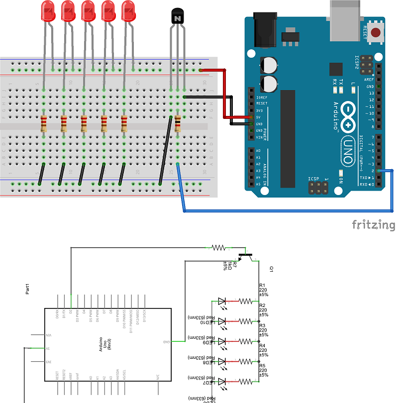 Как подключить светодиод к плате arduino