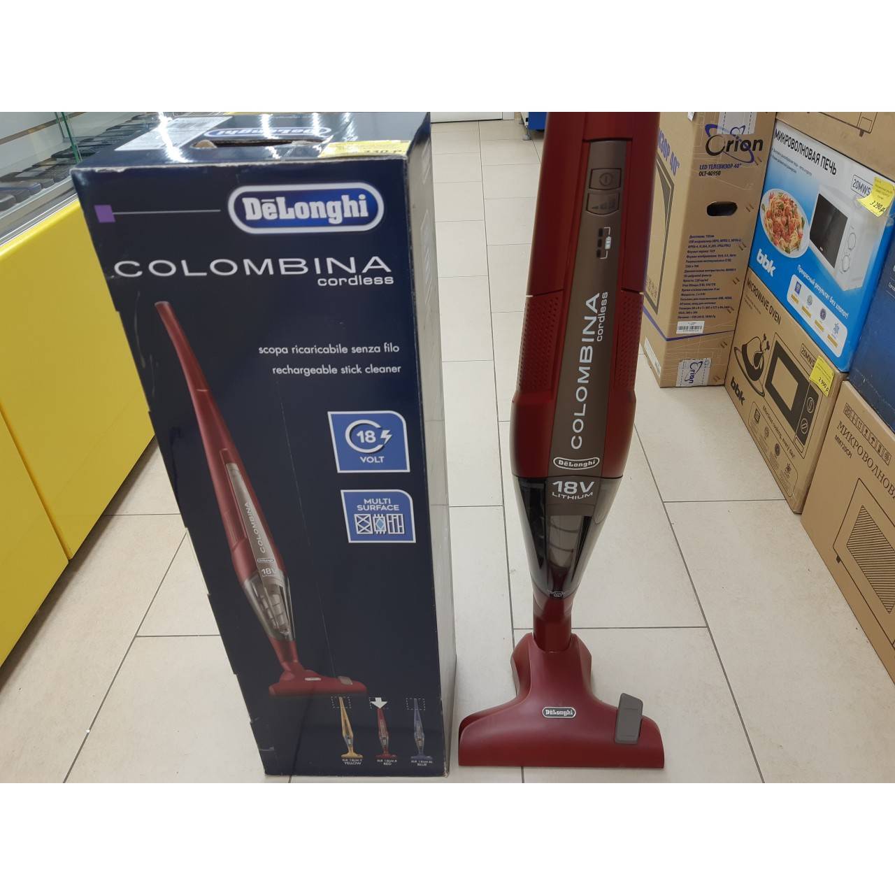 Отзыв о беспроводном пылесосе delonghi xlr18lm r | t0p.info