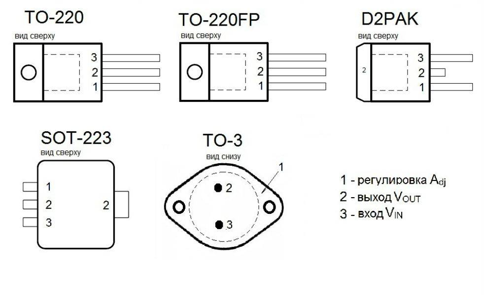 Стабилизатор тока на lm317, lm338, lm350 для светодиодов