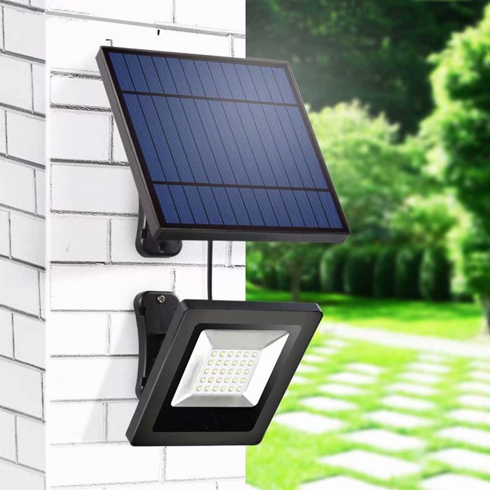 Светодиодный прожектор на солнечных батареях: бесплатное освещение для улицы