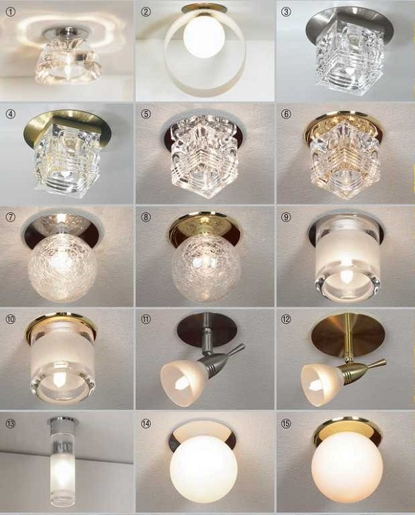 Размеры точечных светильников для подвесных потолков: диаметр и высота