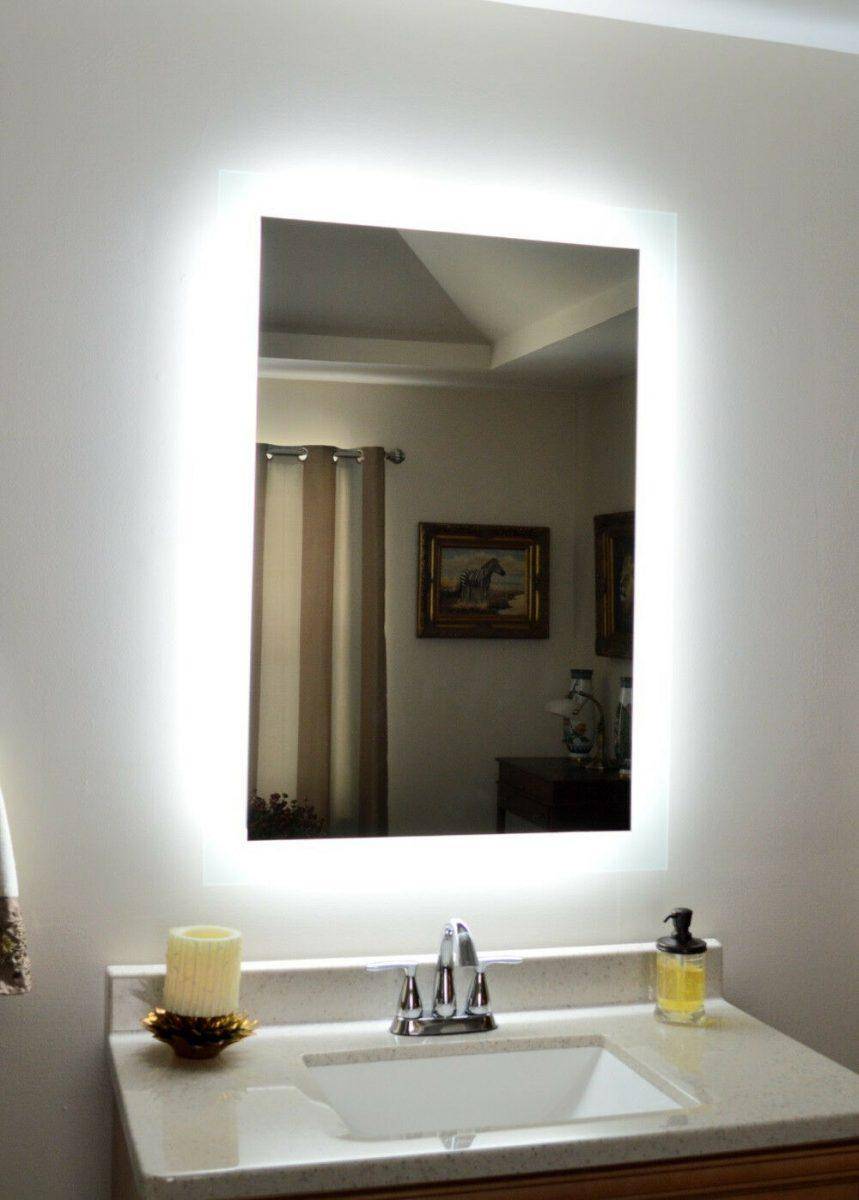 Подсветка зеркала светодиодной лентой: правила монтажа и выбора ленты
