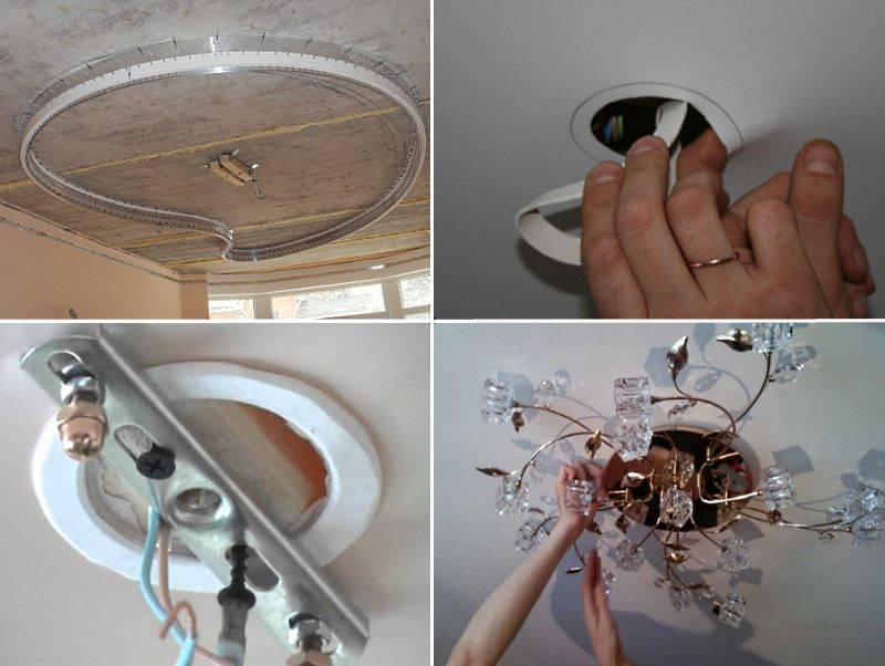 Как самостоятельно демонтировать люстру с потолка