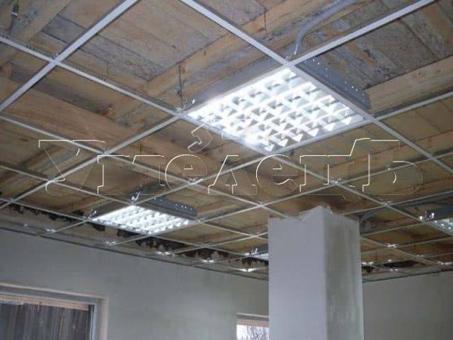 Виды монтажа светодиодных светильников армстронг на потолок