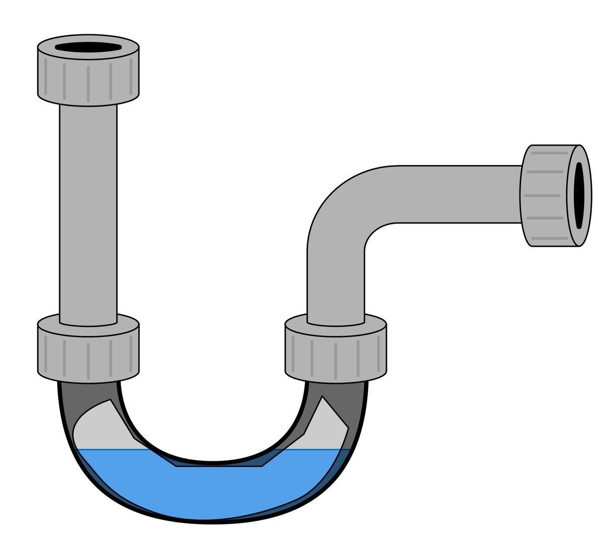 Гидрозатворы для канализации. основные разновидности