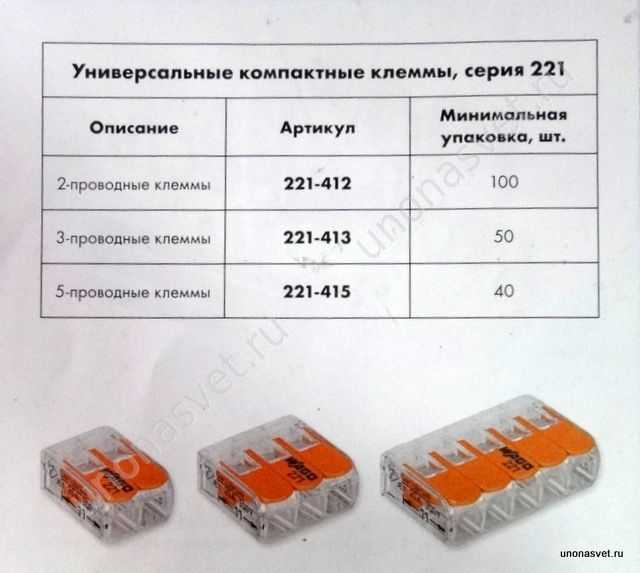 Клеммы wago — быстрое и надежное соединение проводов