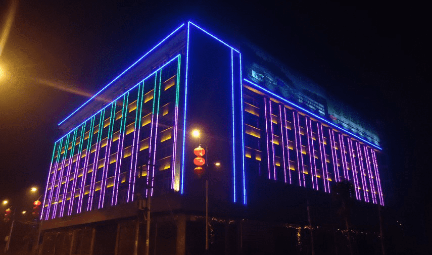 Декоративное освещение фасадов зданий – светодизайн