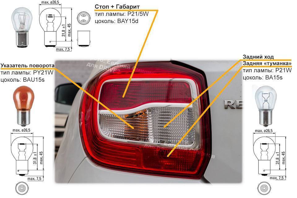 Как снять задний фонарь на автомобиль рено логан