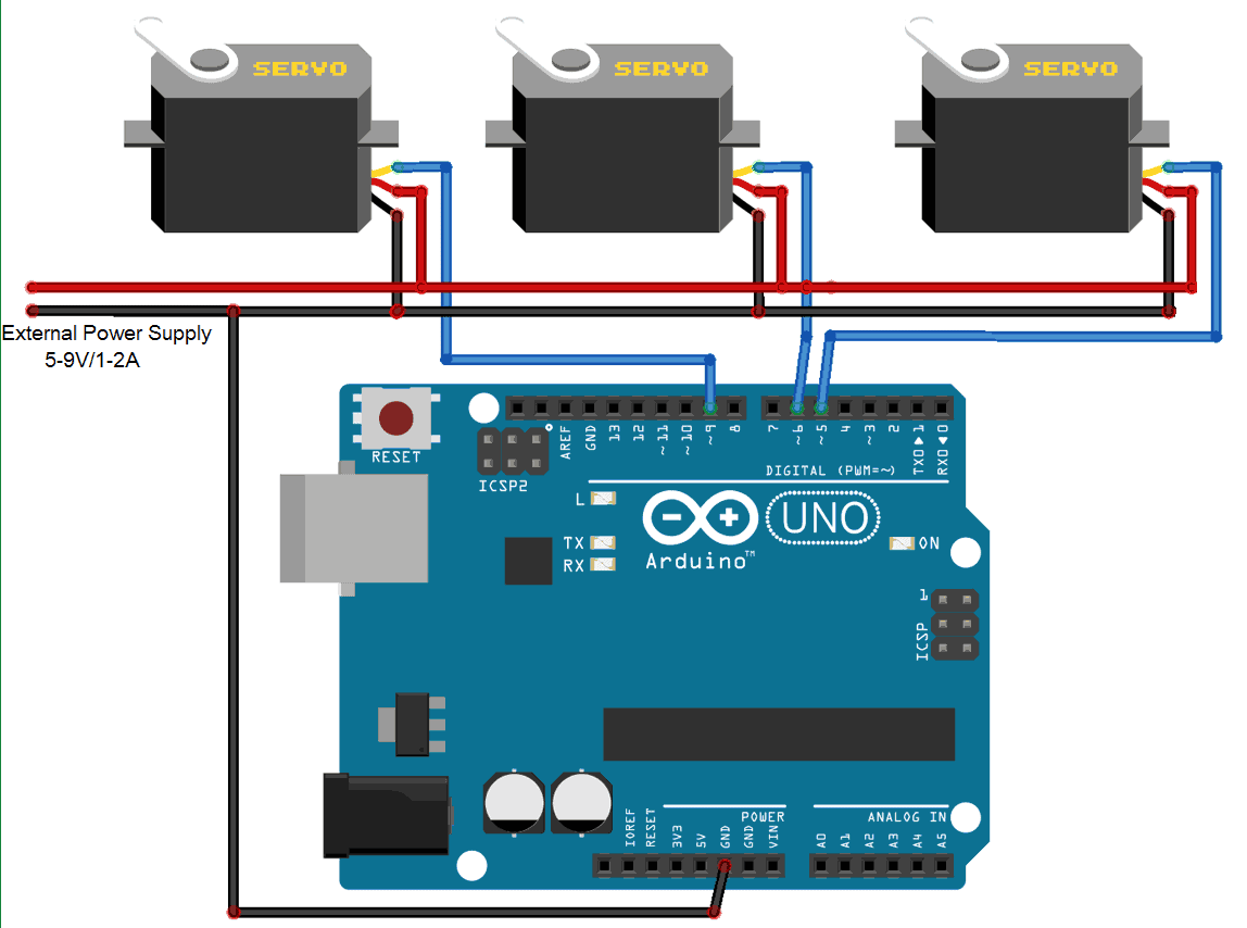 Arduino: работаем с сервоприводами