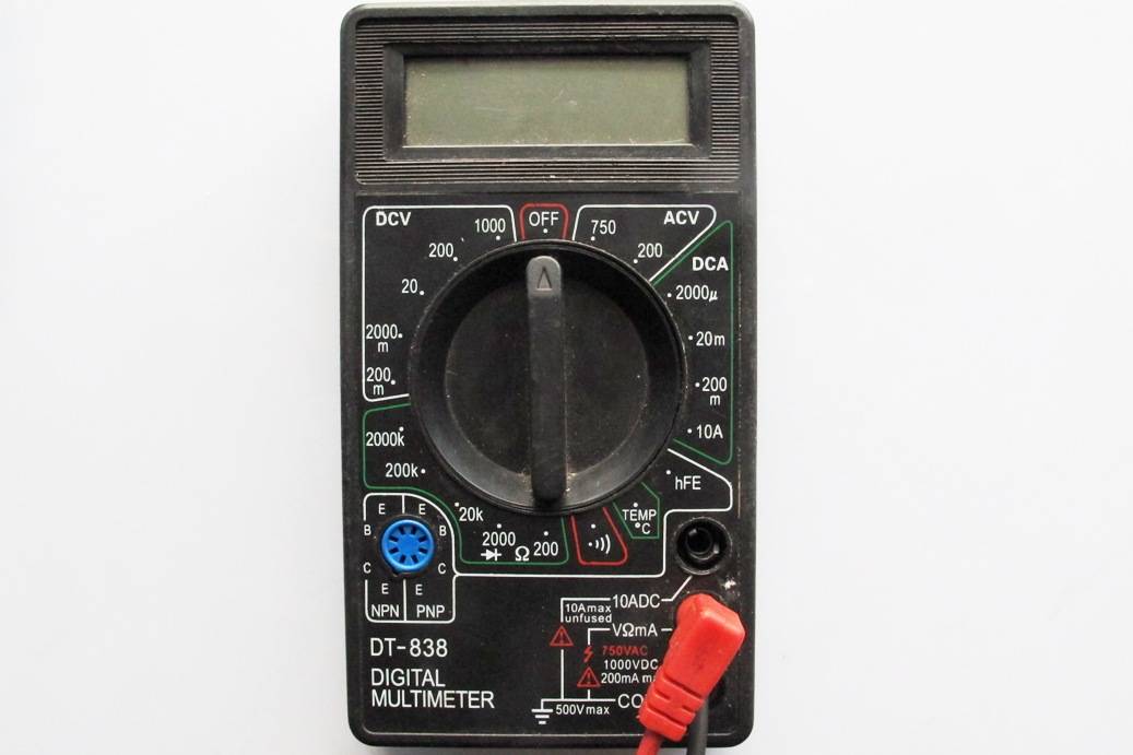 Схемы цифровых мультиметров dt830, dt 838 и m932