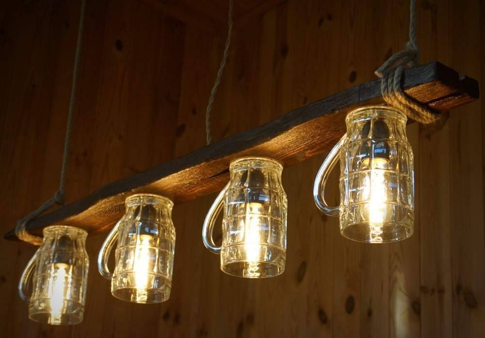 Как своими руками сделать потолочный светильник из дерева?