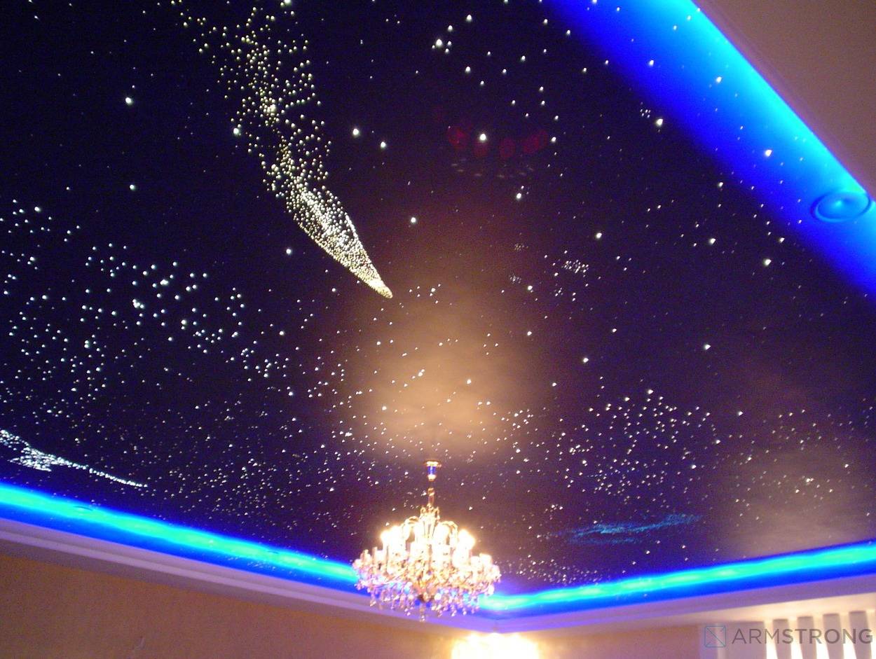 Делаем звёздное небо на потолке при помощи оптоволокна и arduino / хабр