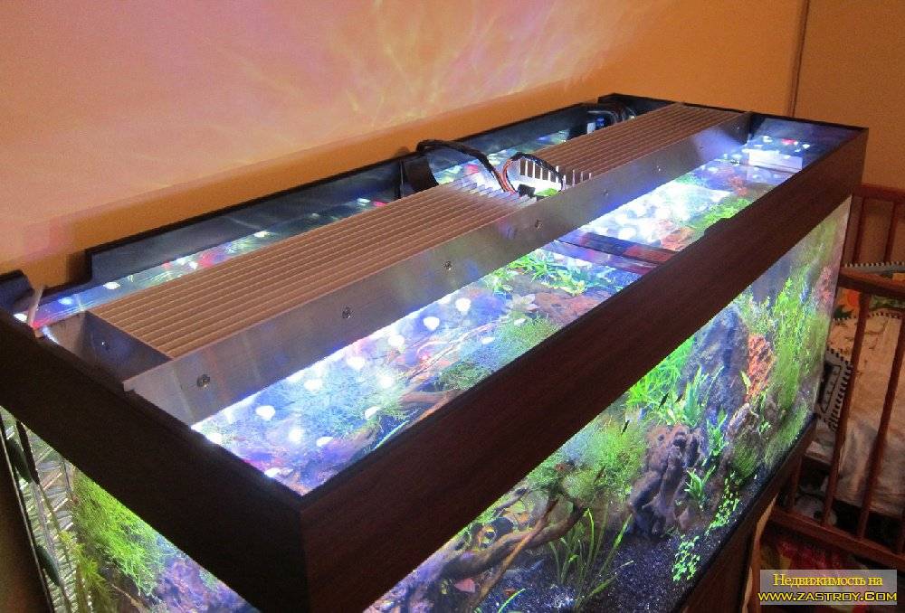 Как своими руками сделать светодиодный светильник для аквариума