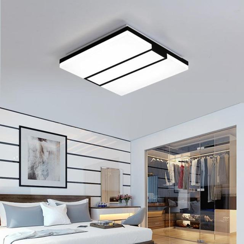 Светильники потолочные квадратные: прямоугольные встраиваемые led-лампы в потолок для натяжных или гипсокартонных потолков и варианты их комбинирования в интерьере