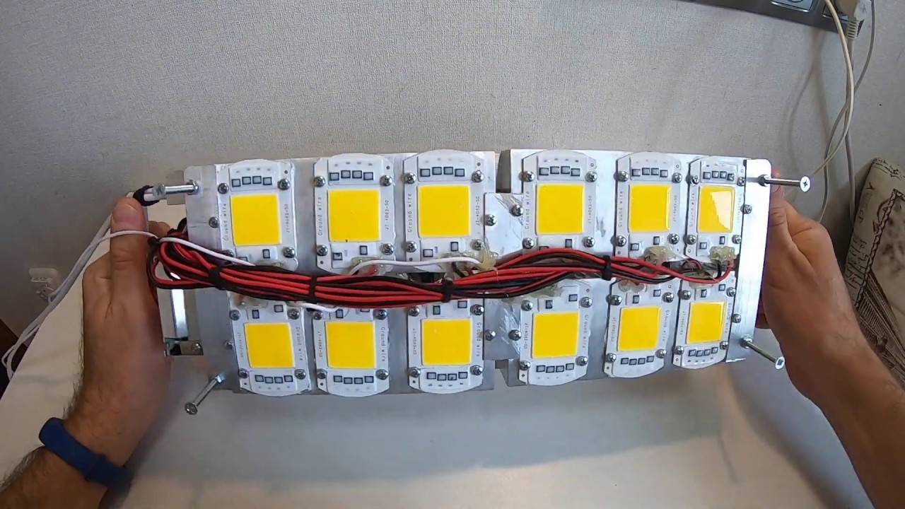 Как отремонтировать светодиодный прожектор увеличив мощность в три раза